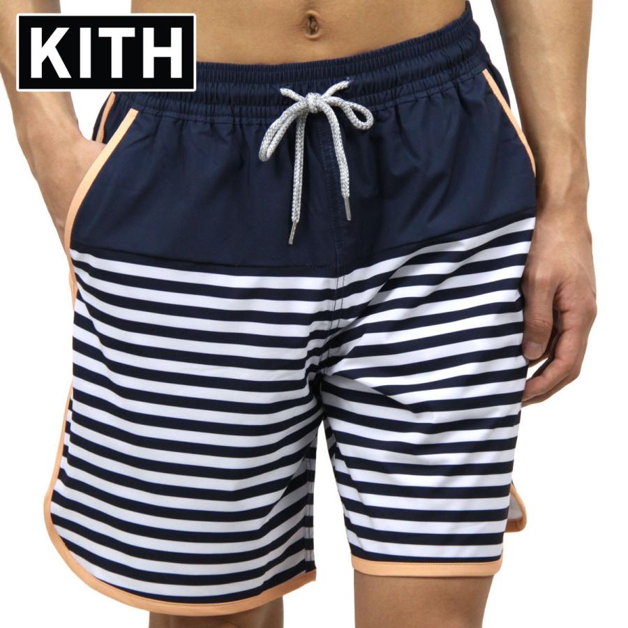 キス 水着 メンズ 正規品 KITH スイムパンツ KITH ROCKAWAY SHORT KH7002-102 NAVY / PINK クリスマス プレゼント ラッピング キス 水着 メンズ 正規品 KITH スイムパンツ ROCKAWAY SHORT KH7002