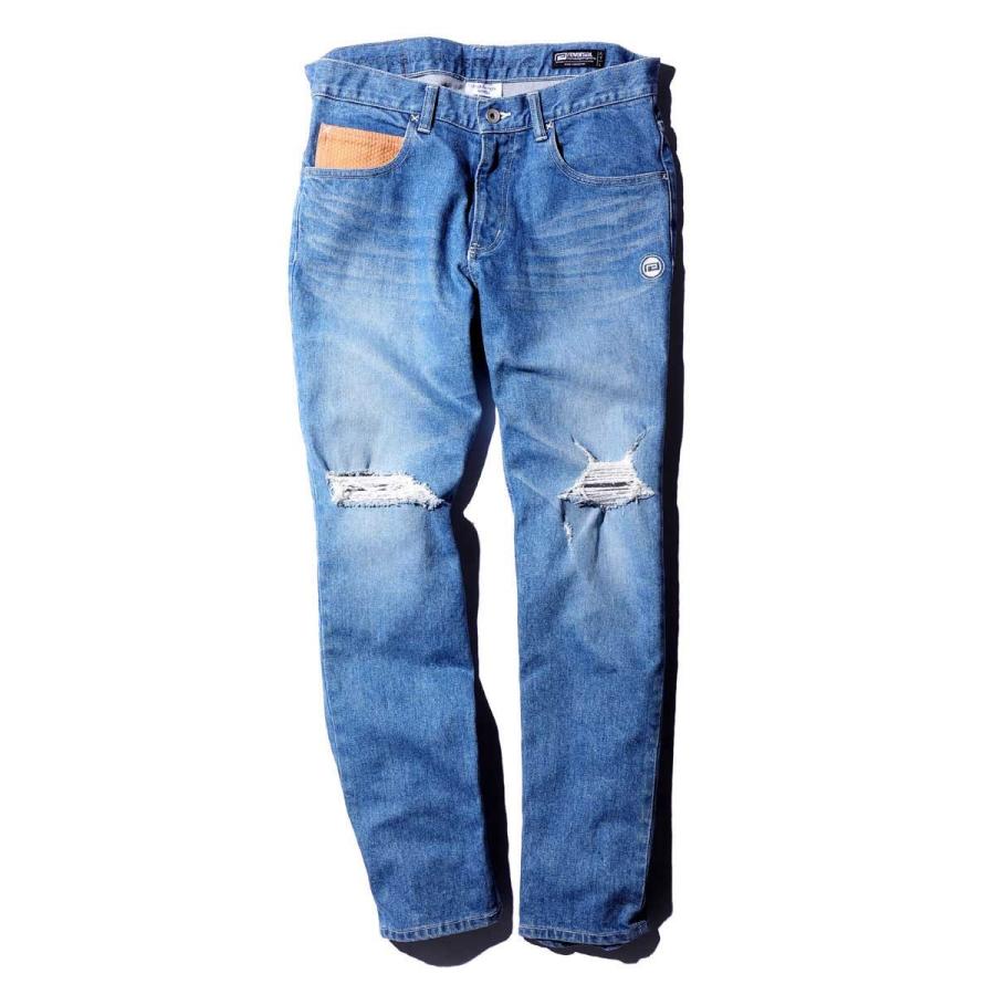 リバーサル ジーンズ メンズ 正規販売店 REVERSAL rvddw  ジーパン GI STRETCH DAMAGE DENIM rv17aw007 LIGHT INDIGO BLUE クリスマス プレゼント ラッピング reversal（リバーサル） ジーンズ メンズ 正規販売店 REVERSAL rvddw