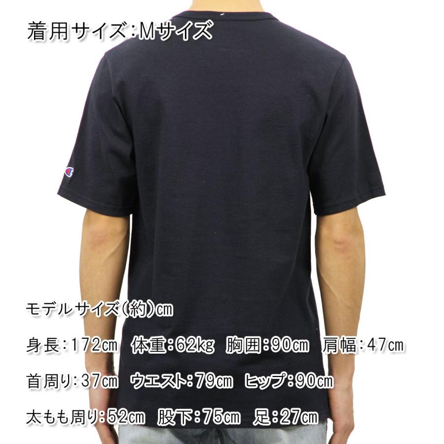 【ボーナスストア 誰でも+5% 5/9 0:00〜5/11 23:59】 チャンピオン Tシャツ 正規品 CHAMPION 半袖Tシャツ CREW TEE GT19 70z HERITAGE TEE NAVY | Champion | 02