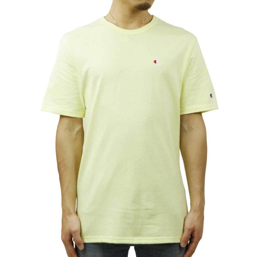 チャンピオン Tシャツ メンズ 正規品 CHAMPION ヘリテージTシャツ 半袖Tシャツ CREW TEE GT19 70z HERITAGE TEE LEMON GLACIER | Champion | 01