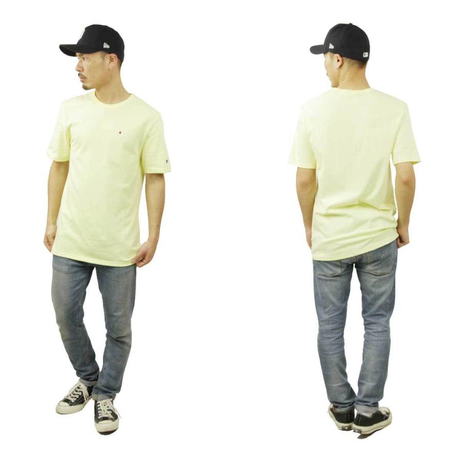 チャンピオン Tシャツ メンズ 正規品 CHAMPION ヘリテージTシャツ 半袖Tシャツ CREW TEE GT19 70z HERITAGE TEE LEMON GLACIER | Champion | 10