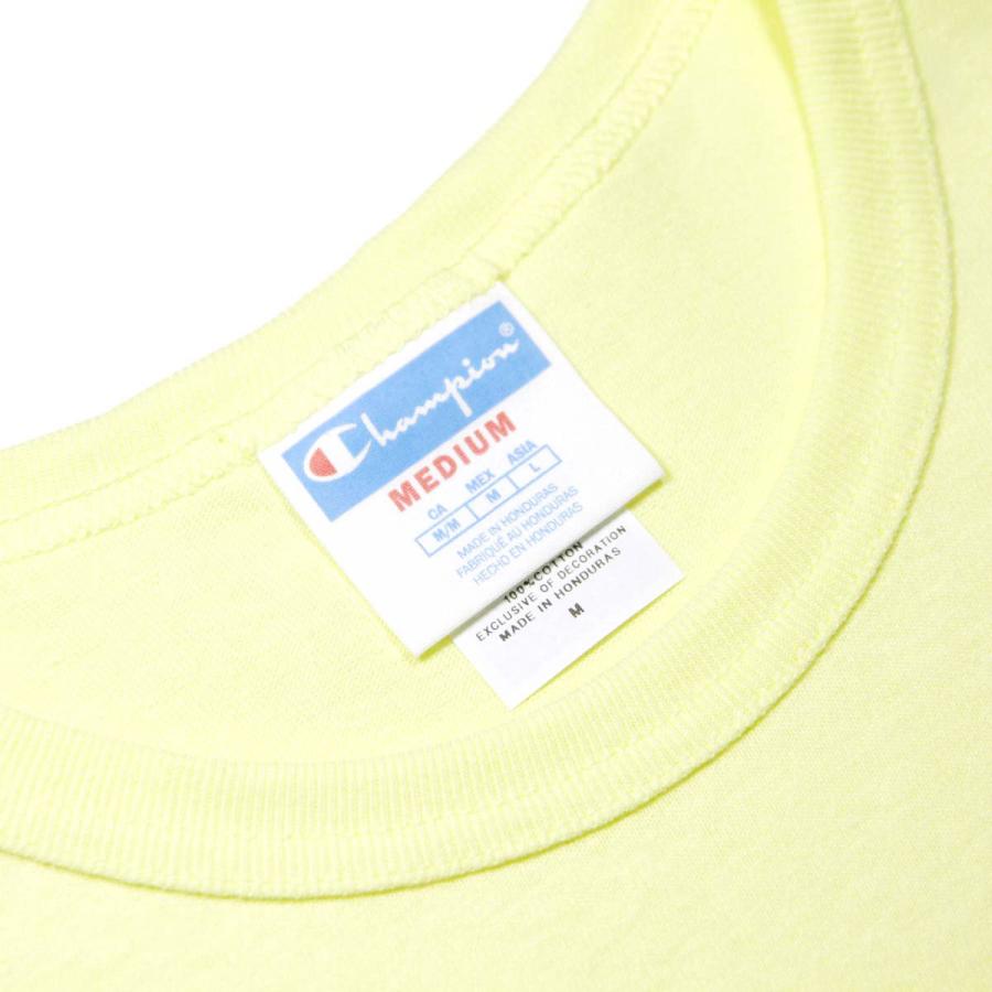チャンピオン Tシャツ メンズ 正規品 CHAMPION ヘリテージTシャツ 半袖Tシャツ CREW TEE GT19 70z HERITAGE TEE LEMON GLACIER | Champion | 09