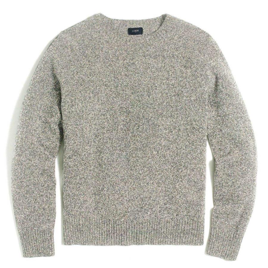 ジェイクルー セーター メンズ 正規品 J.CREW クルーネックセーター LAMBSWOOL CREWNECK SWEATER H0520 HTHR BIRCH クリスマス プレゼント ラッピング J.CREW（ジェイクルー） 【ストアポイント10倍 1/11 0:00〜1/11 23:59