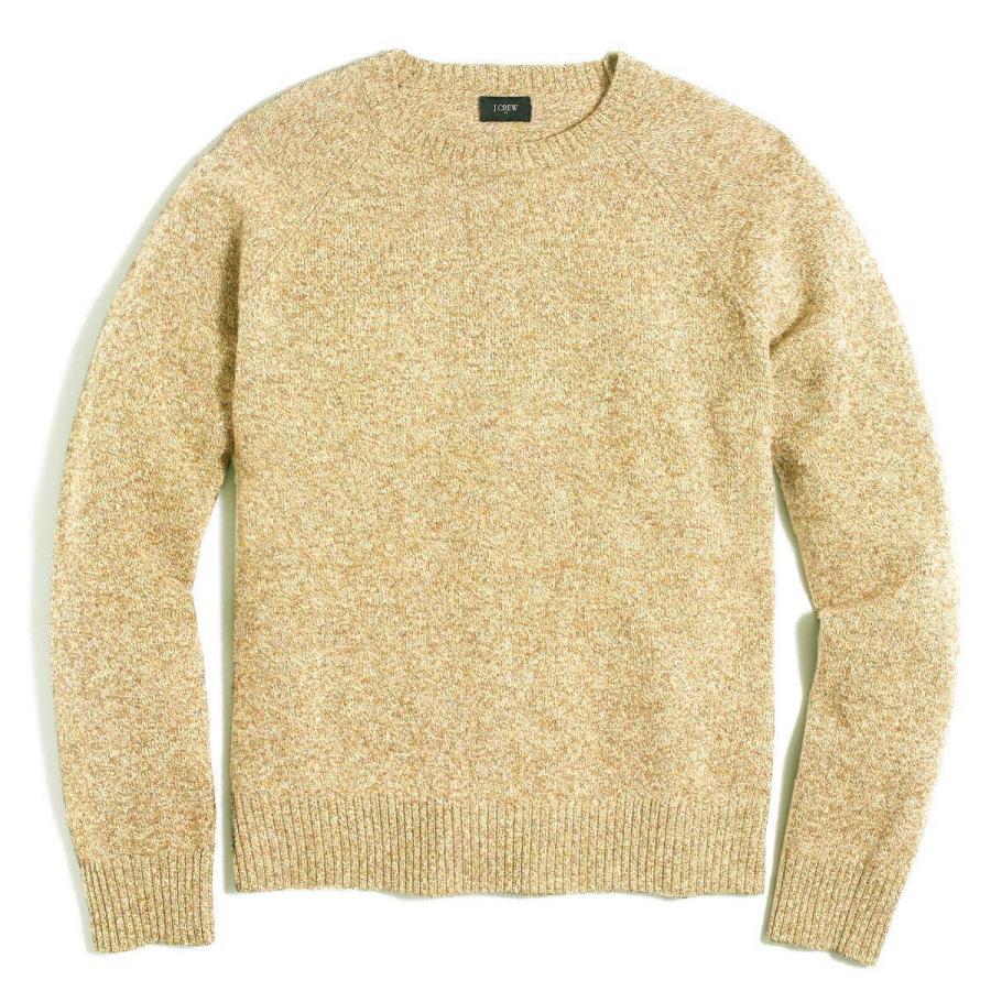 ジェイクルー セーター メンズ 正規品 J.CREW クルーネックセーター LAMBSWOOL CREWNECK SWEATER H0520 HTHR CEMENT クリスマス プレゼント ラッピング J.CREW（ジェイクルー） 20%OFFクーポンセール 【利用期間 12/31 0:00