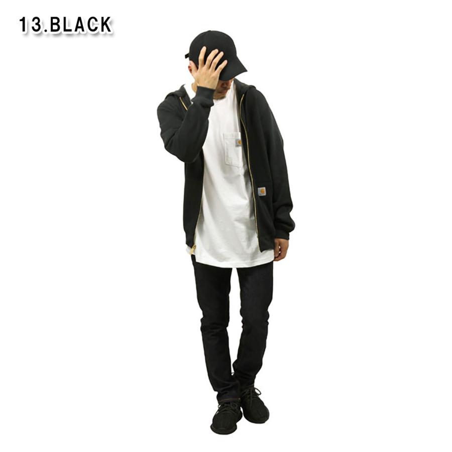 Carhartt ジップパーカー Carhartt（カーハート） 正規品 メンズ ニッドウェイト 裏起毛 ジップ