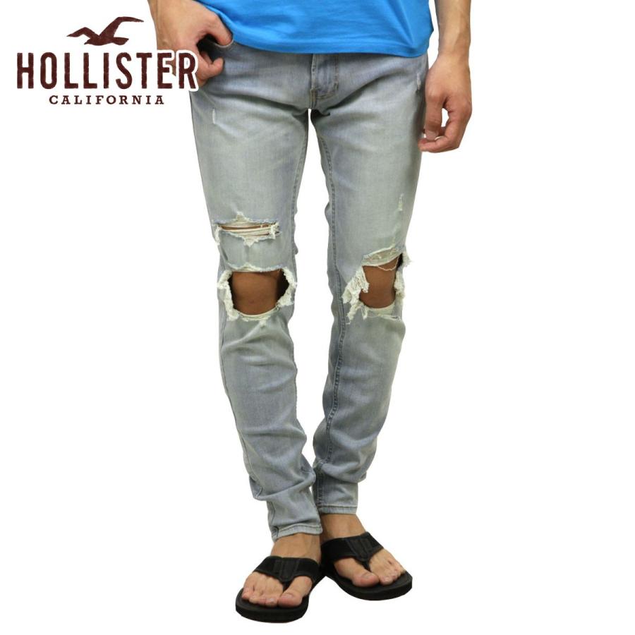 ホリスター HOLLISTER 正規品 メンズ ストレッチスキニージーンズ Hollister Extreme Stretch Super Skinny Jeans 331-380-1603-281 クリスマス プレゼント ラッピング Hollister ホリスター HOLLISTER 正規品 メンズ ストレッチスキニー