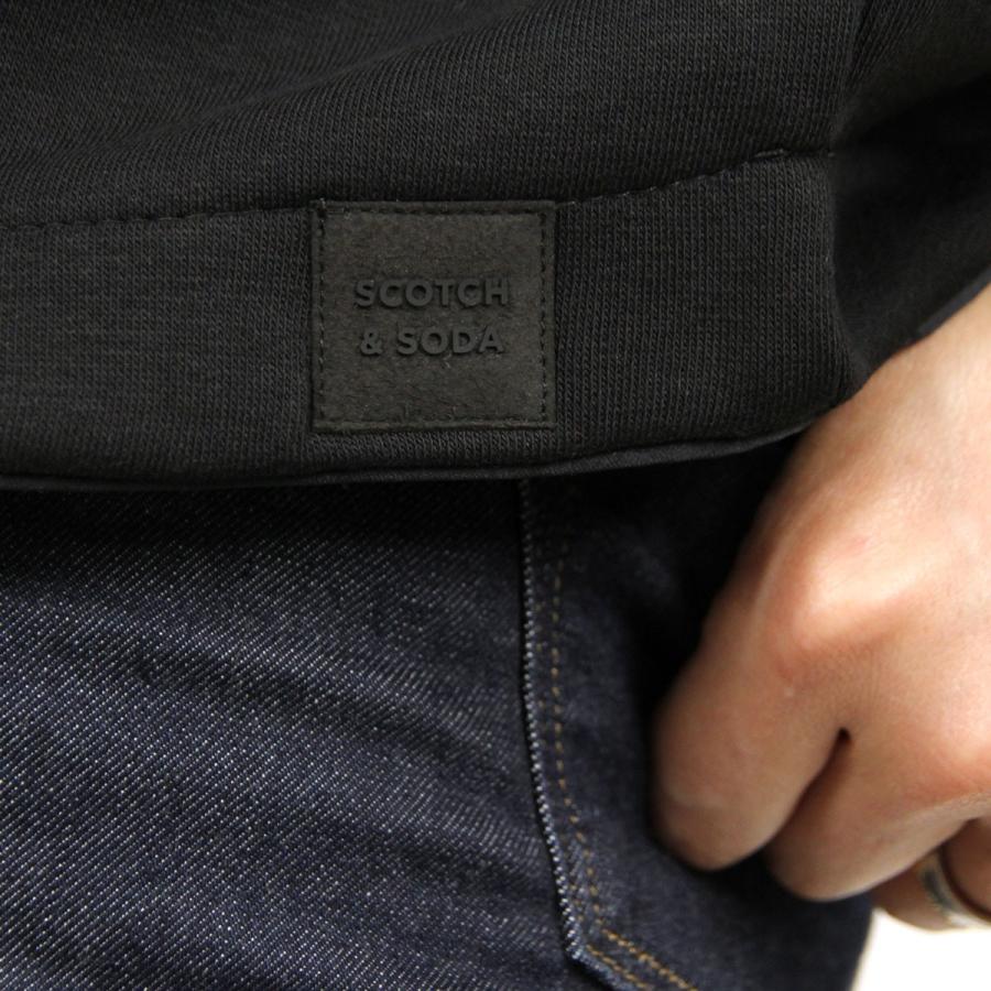 メゾンスコッチ MAISON SCOTCH 正規販売店 レディース プルオーバーパーカー CLUB NOMADE HOODIE IN COOL NEW FIT 141432 08 53816 BLACK D_5