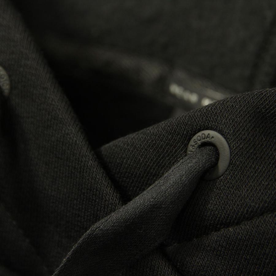 メゾンスコッチ MAISON SCOTCH 正規販売店 レディース プルオーバーパーカー CLUB NOMADE HOODIE IN COOL NEW FIT 141432 08 53816 BLACK D_6