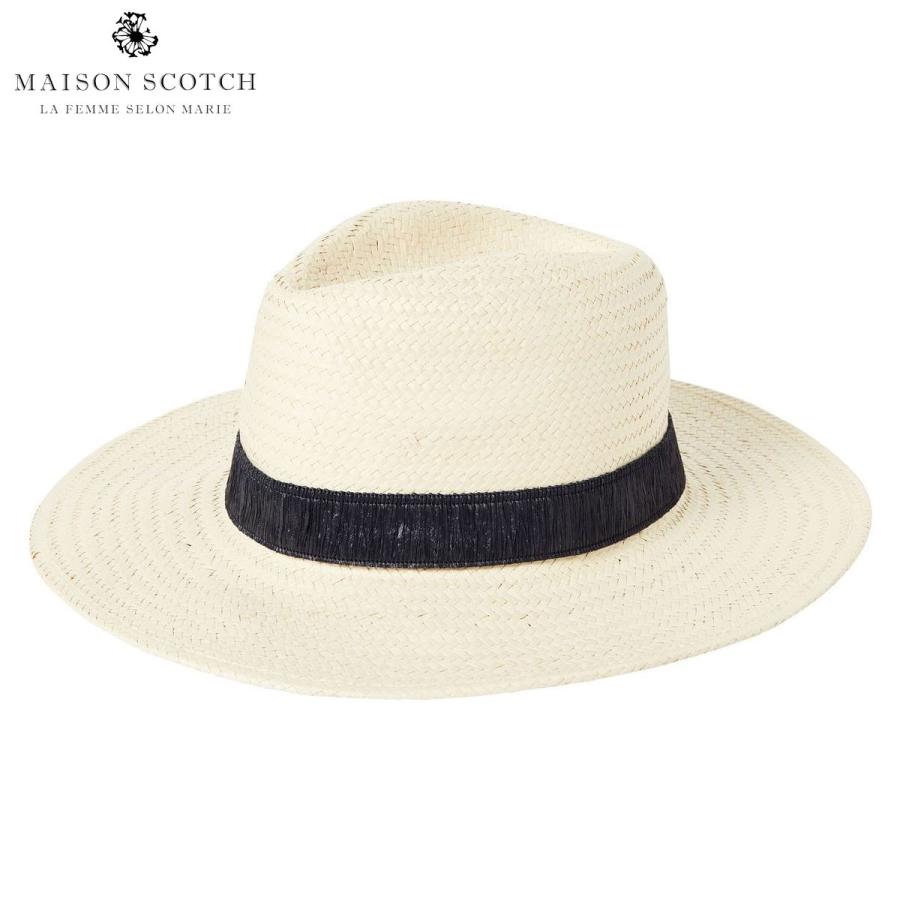 メゾンスコッチ MAISON SCOTCH 正規販売店 レディース カウボーイハット WICKER COWBOY HAT WITH TAPE DETAIL 143905 37 58803 SAND クリスマス プレゼント ラッピング MAISON SCOTCH（メゾンスコッチ） 正規販売店 レディース カウボーイ