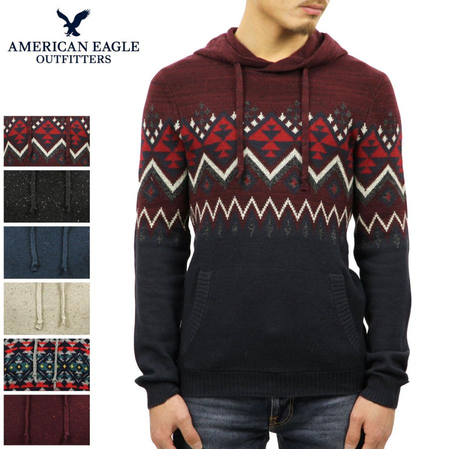 アメリカンイーグル セーター メンズ 正規品 AMERICAN EAGLE プルオーバーパーカー AE OUR BEST BAJA