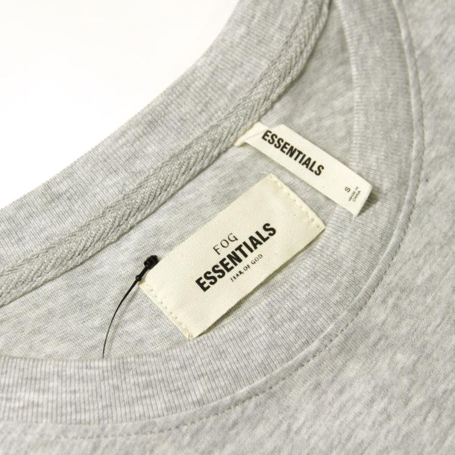 フィアオブゴッド fog essentials ロンT メンズ 正規品 FEAR OF GOD 長袖Tシャツ FOG - FEAR OF GOD ESSENTIALS BOXY GRAPHIC LONG SLEEVE T-SHIRT GREY | FEAR OF GOD | 09