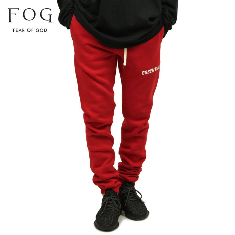 フィアオブゴッド fog essentials スウェット メンズ 正規品 FEAR OF GOD トレーナー パンツ FOG - FEAR OF GOD ESSENTIALS GRAPHIC SWEATPANTS RED | FEAR OF GOD