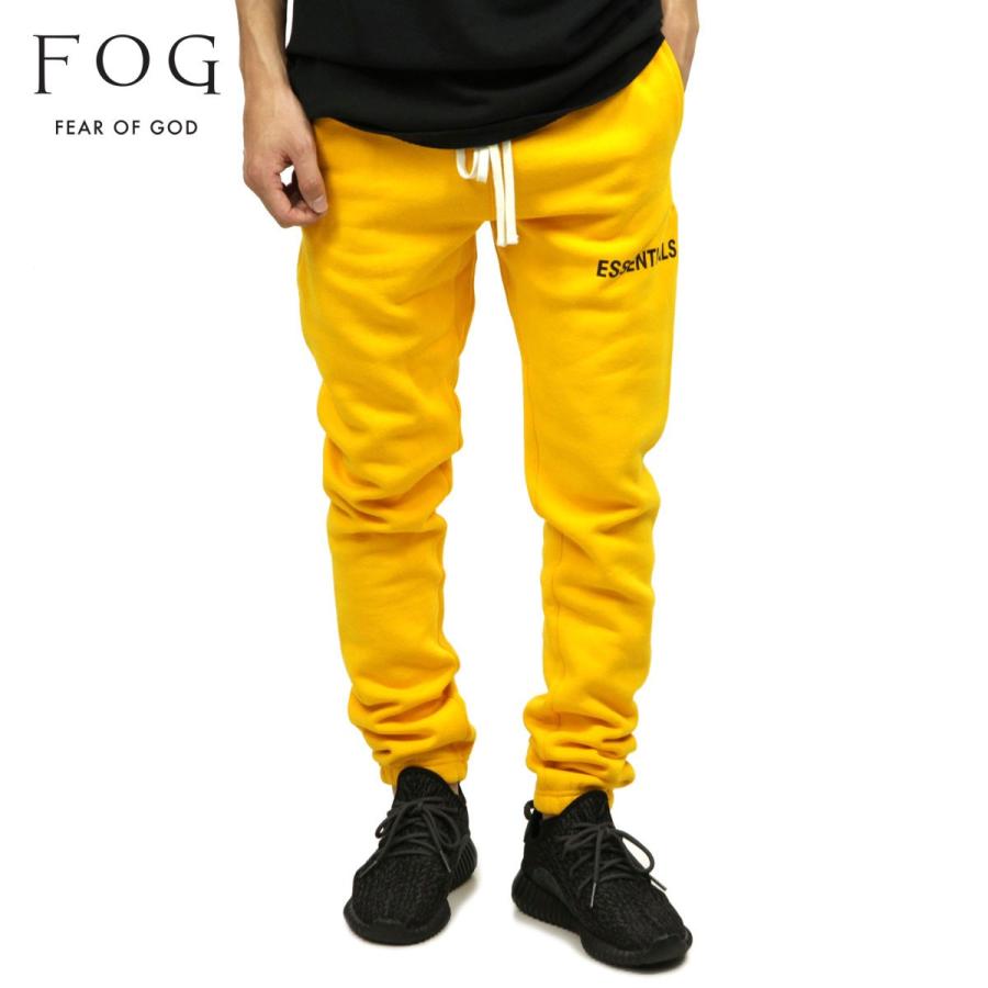 フィアオブゴッド fog essentials スウェット メンズ 正規品 FEAR OF GOD トレーナー パンツ FOG - FEAR OF GOD ESSENTIALS GRAPHIC SWEATPANTS YELLOW | FEAR OF GOD