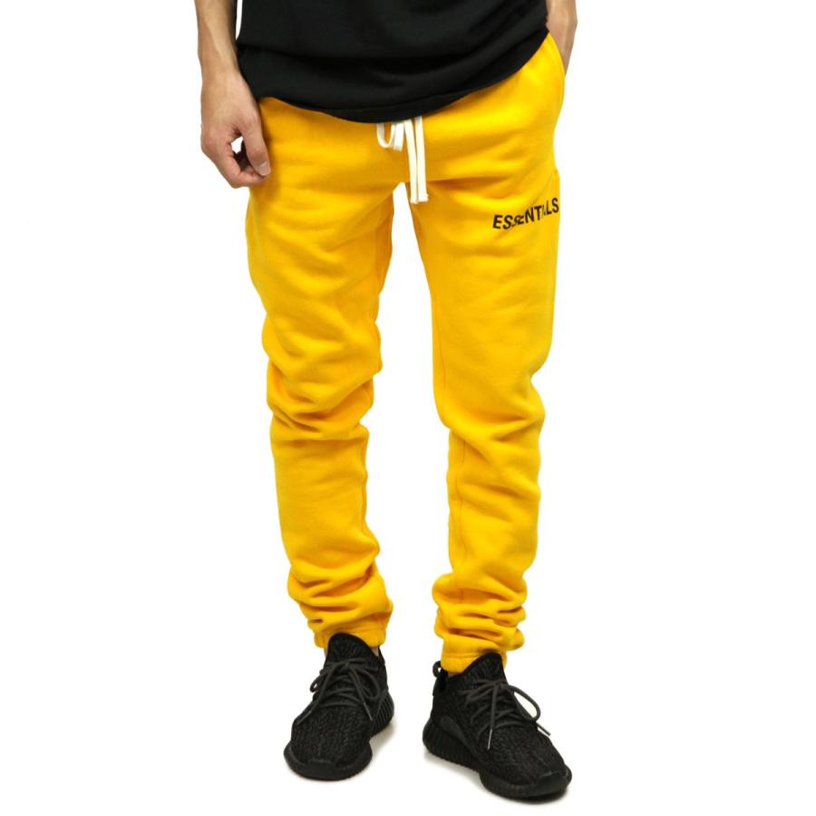 フィアオブゴッド fog essentials スウェット メンズ 正規品 FEAR OF GOD トレーナー パンツ FOG - FEAR OF GOD ESSENTIALS GRAPHIC SWEATPANTS YELLOW | FEAR OF GOD | 01