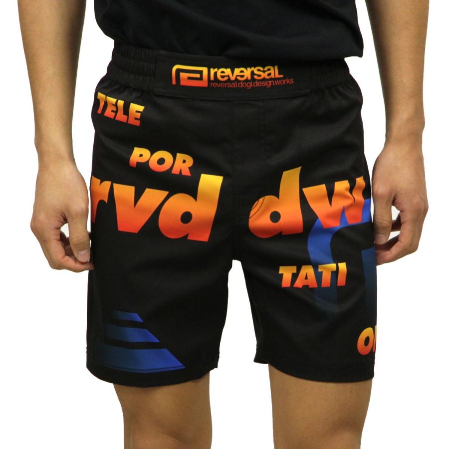 リバーサル 限定コラボ ファイトパンツ 黒 水陸両用ショートパンツ MMA