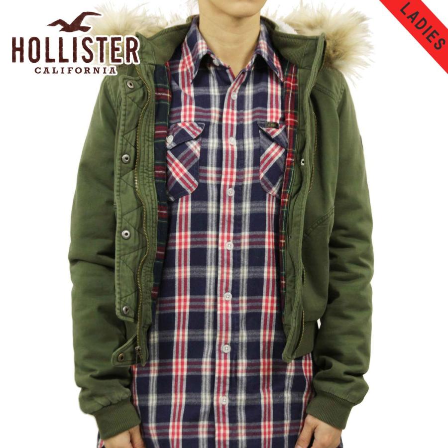 ホリスター アウター レディース 正規品 Hollister ジャケット ボンバージャケット Stretch Flannel Lined Twill Bomb ホワイトデー 21 ラッピング無料 インポートセレクトショップ Mixon 通販 Yahoo ショッピング