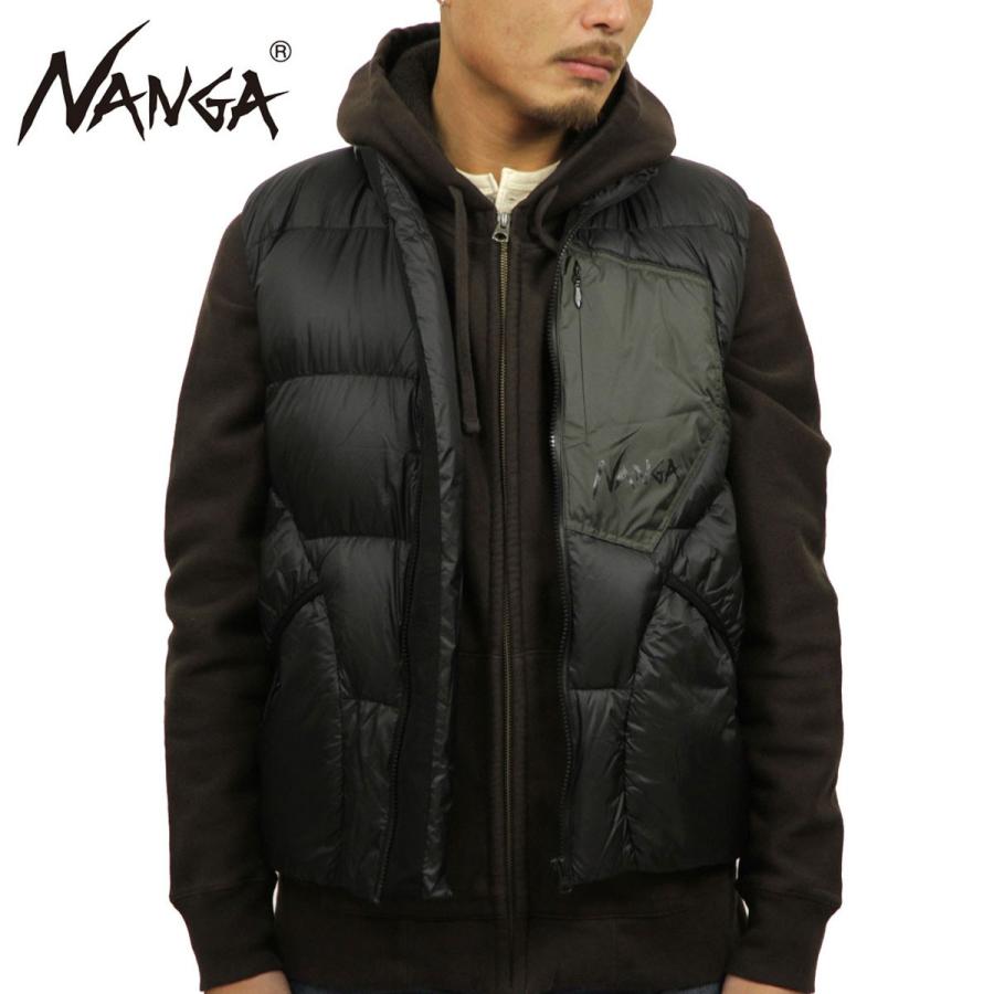 ナンガ NANGA 正規販売店 メンズ アウター ダウンベスト MAZENO RIDGE VEST BLACK | NANGA