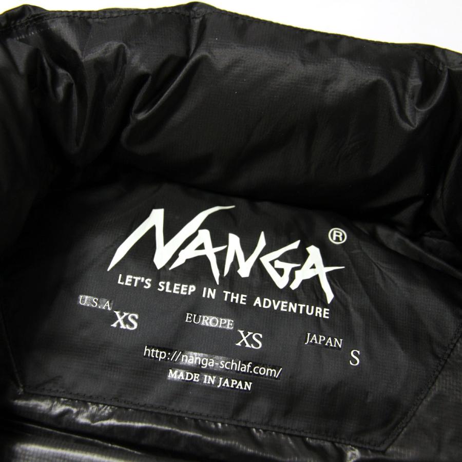 ナンガ NANGA 正規販売店 メンズ アウター ダウンベスト MAZENO RIDGE VEST BLACK | NANGA | 09
