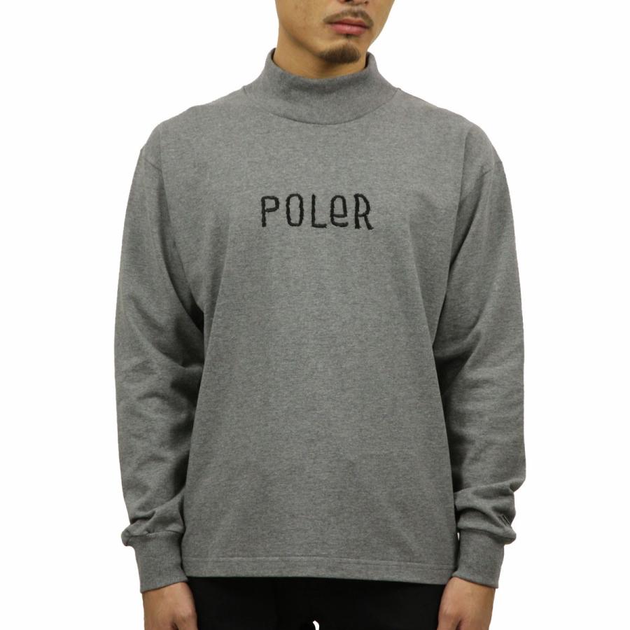 POLeR（ポーラー） ロンT メンズ 正規販売店 長袖Tシャツ モックネック