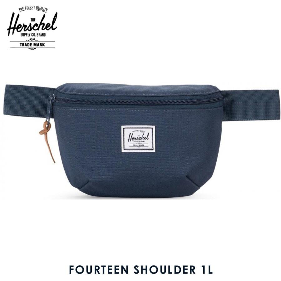 ハーシェル バッグ 正規販売店 Herschel Supply ハーシェルサプライ ショルダーバッグ FOURTEEN SHOULDER 10514-00007-OS NAVY｜mixon