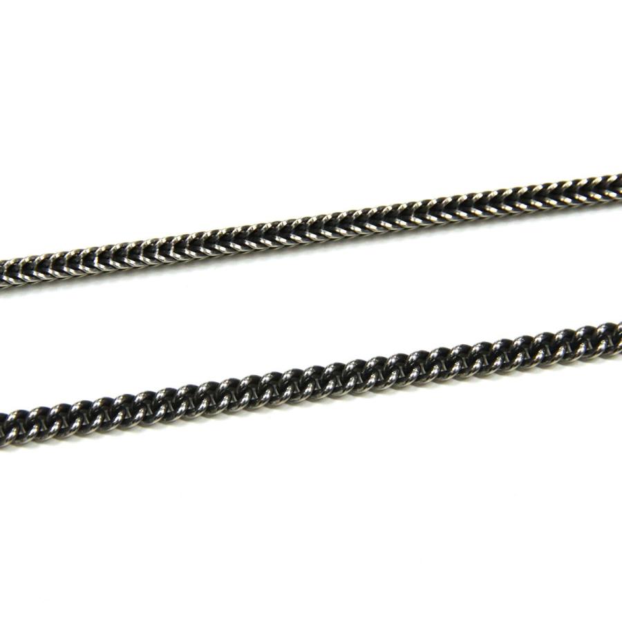 ハリム HARIM ネックレスチェーン ブレスレット HARIM DOUBLE HERRINGBONE CHAINS NECKLACE/BRACELET HRC012 SILVER 925 OXIDIZED BLACK | HARIM | 06
