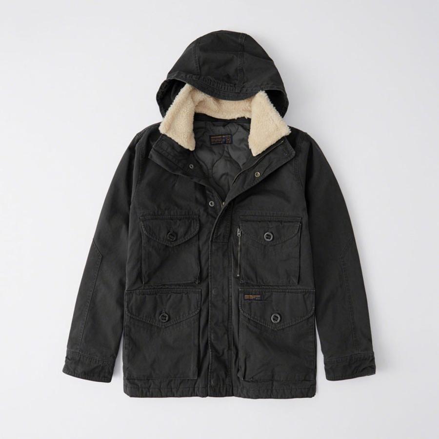 アバクロ アウター メンズ 正規品 Abercrombie＆Fitch ジャケット ハミルトンジャケット REMOVABLE SHERPA COMBAT JACKET 132-327-0566-900｜mixon｜05