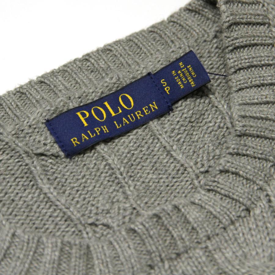 【ボーナスストア 誰でも+5% 4/18 0:00〜4/19 23:59】 ポロ ラルフローレン セーター メンズ 正規品 POLO RALPH LAUREN ケーブルニット クルーネックセータ｜mixon｜10