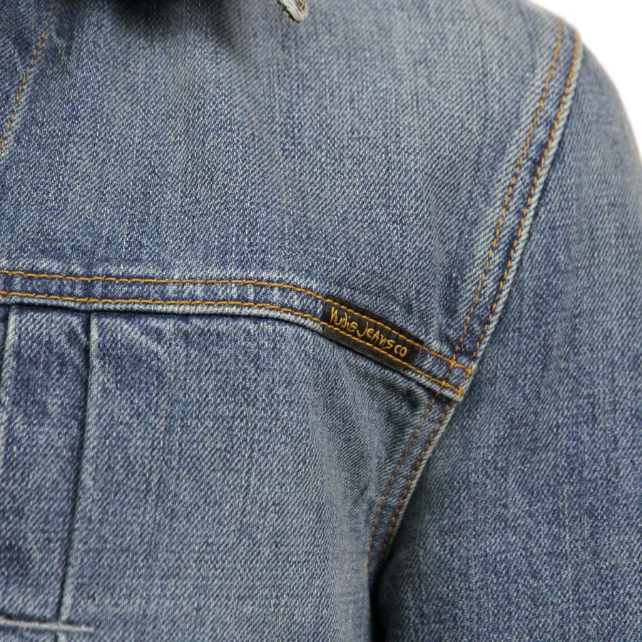 ヌーディージーンズ アウター メンズ 正規販売店 Nudie Jeans ジャケット デニムジャケット SONNY DENIM JACKET MID STONE 父の日 プレゼント ラッピングの画像