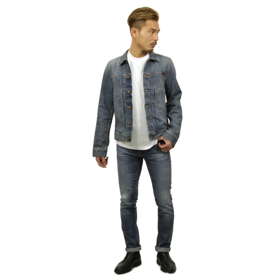 ヌーディージーンズ アウター メンズ 正規販売店 Nudie Jeans ジャケット デニムジャケット SONNY DENIM JACKET MID STONE 父の日 プレゼント ラッピングの画像