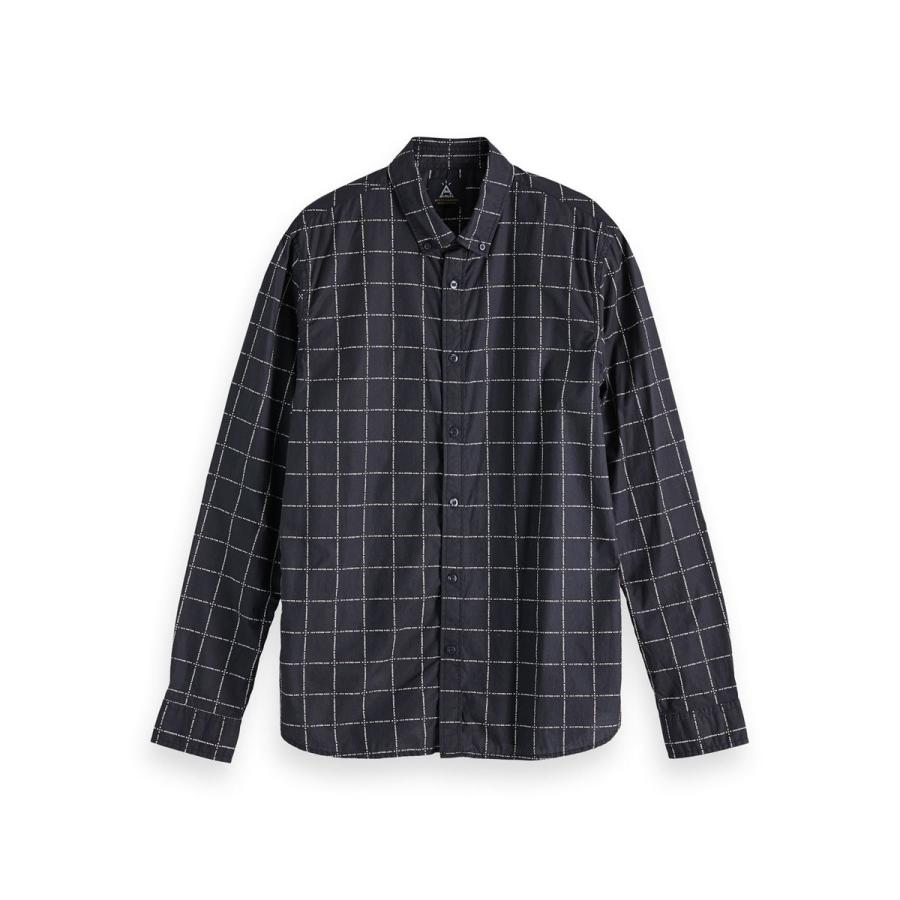 スコッチアンドソーダ SCOTCH＆SODA 正規販売店 メンズ スリムフィット ボタンダウン 長袖シャツ SLIM FIT AMS BLAUW ALLOVER PRINT SHIRT D 147604 0L COMBO E クリスマス プレゼント ラッピング SCOTCH＆SODA（スコッチアンドソーダ） 20%OFFクーポンセール 【利用