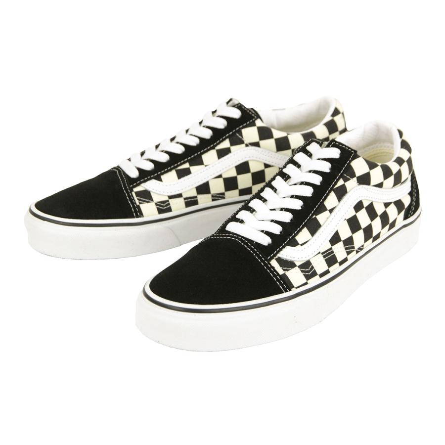 バンズ スニーカー メンズ 正規販売店 VANS オールドスクール チェッカーボード VANS OLD SKOOL (PRIMARY CHECK) BLACK/WHITE VN0A38G1P0S｜mixon｜02