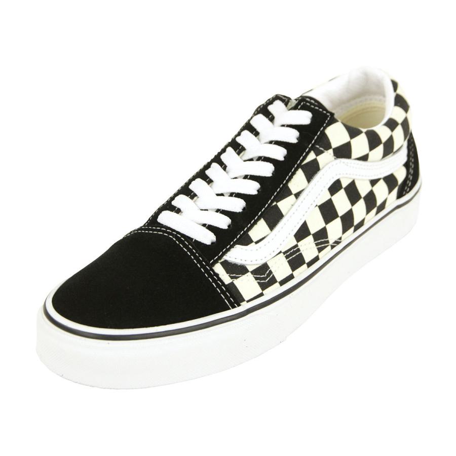 バンズ スニーカー メンズ 正規販売店 VANS オールドスクール チェッカーボード VANS OLD SKOOL (PRIMARY CHECK) BLACK/WHITE VN0A38G1P0S｜mixon｜05