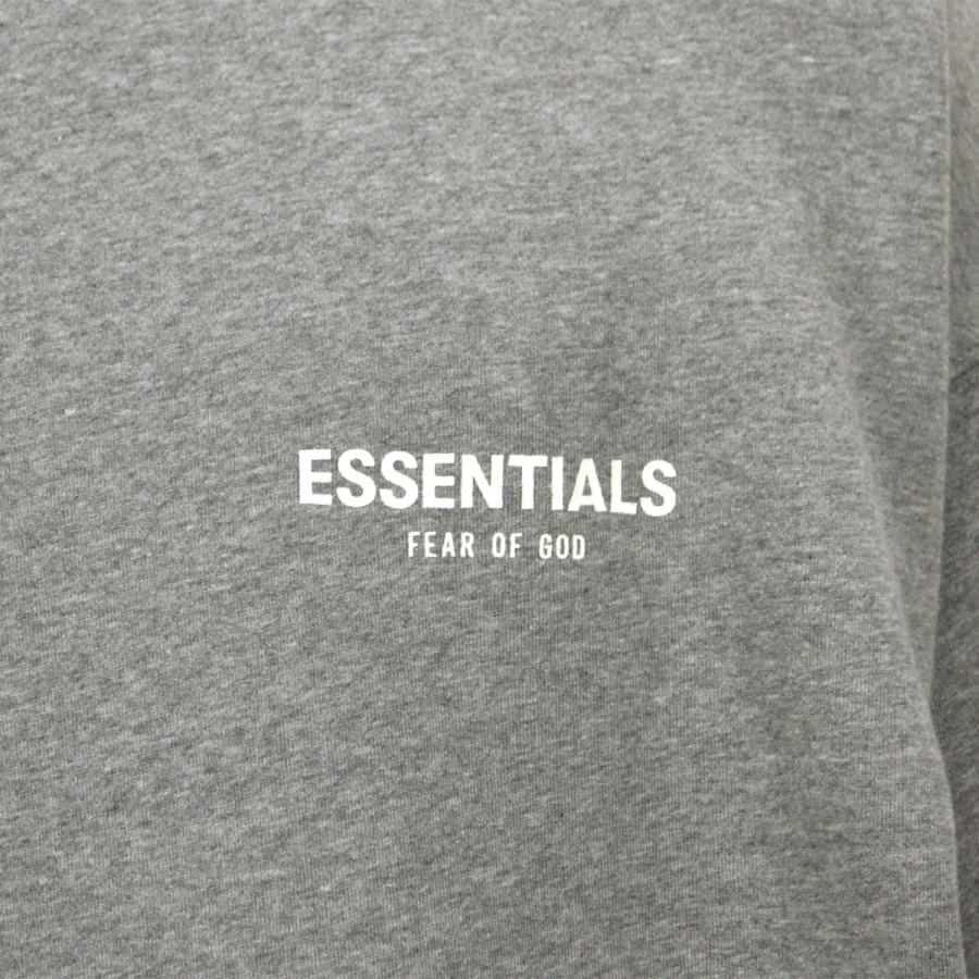 fog essentials スウェット メンズ 正規品 FEAR OF GOD エッセンシャルズ クルーネック ロゴ スウェット FOG ESSENTIALS LOGO SWEATSHIRT 【総柄】