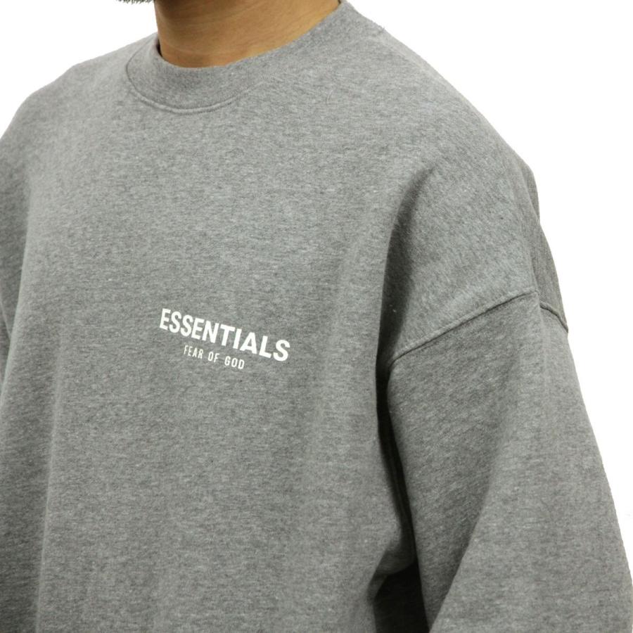 fog essentials スウェット メンズ 正規品 FEAR OF GOD エッセンシャルズ クルーネック ロゴ スウェット FOG ESSENTIALS LOGO SWEATSHIRT 【総柄】
