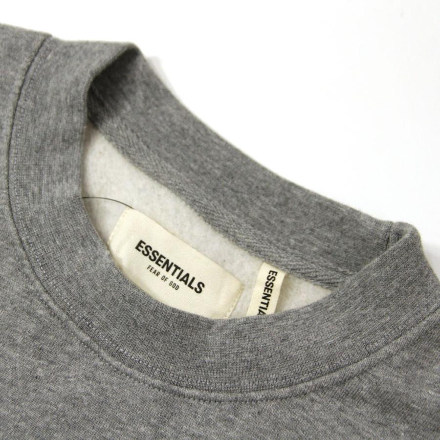 fog essentials スウェット メンズ 正規品 FEAR OF GOD エッセンシャルズ クルーネック ロゴ スウェット FOG ESSENTIALS LOGO SWEATSHIRT 【総柄】
