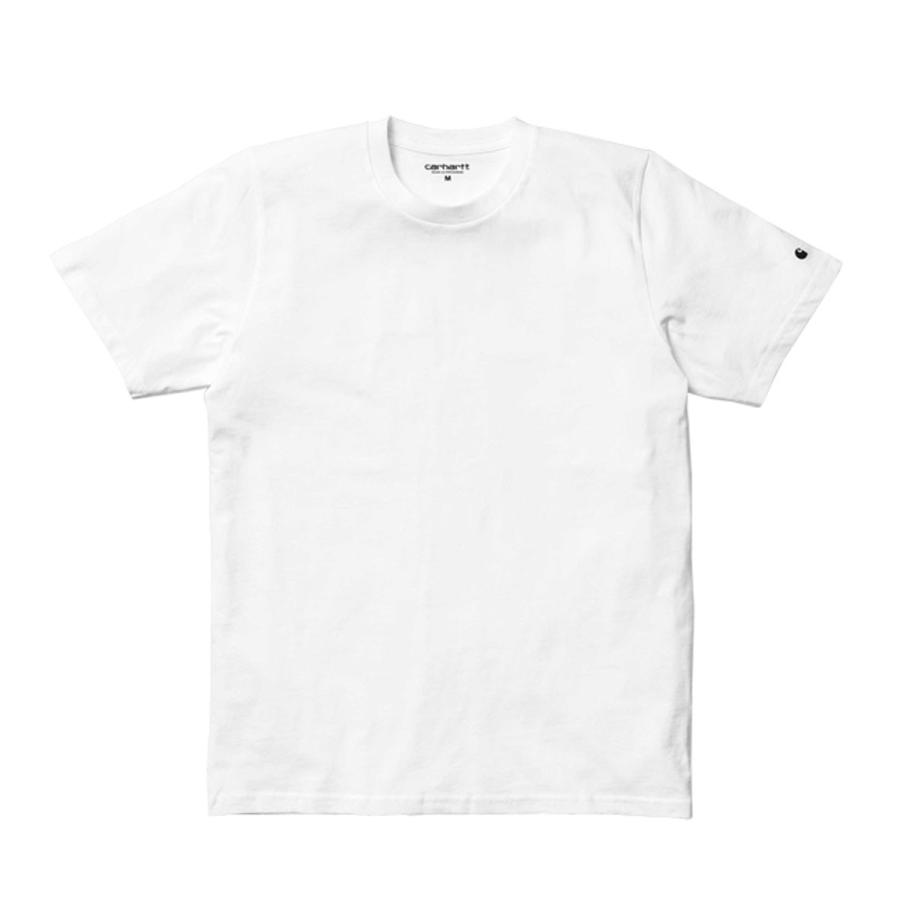 カーハート Tシャツ メンズ 正規販売店 CARHARTT WIP 半袖Tシャツ SHORT SLEEVE BASE T-SHIRT WHITE/BLACK I026264 00AXX | Carhartt | 04