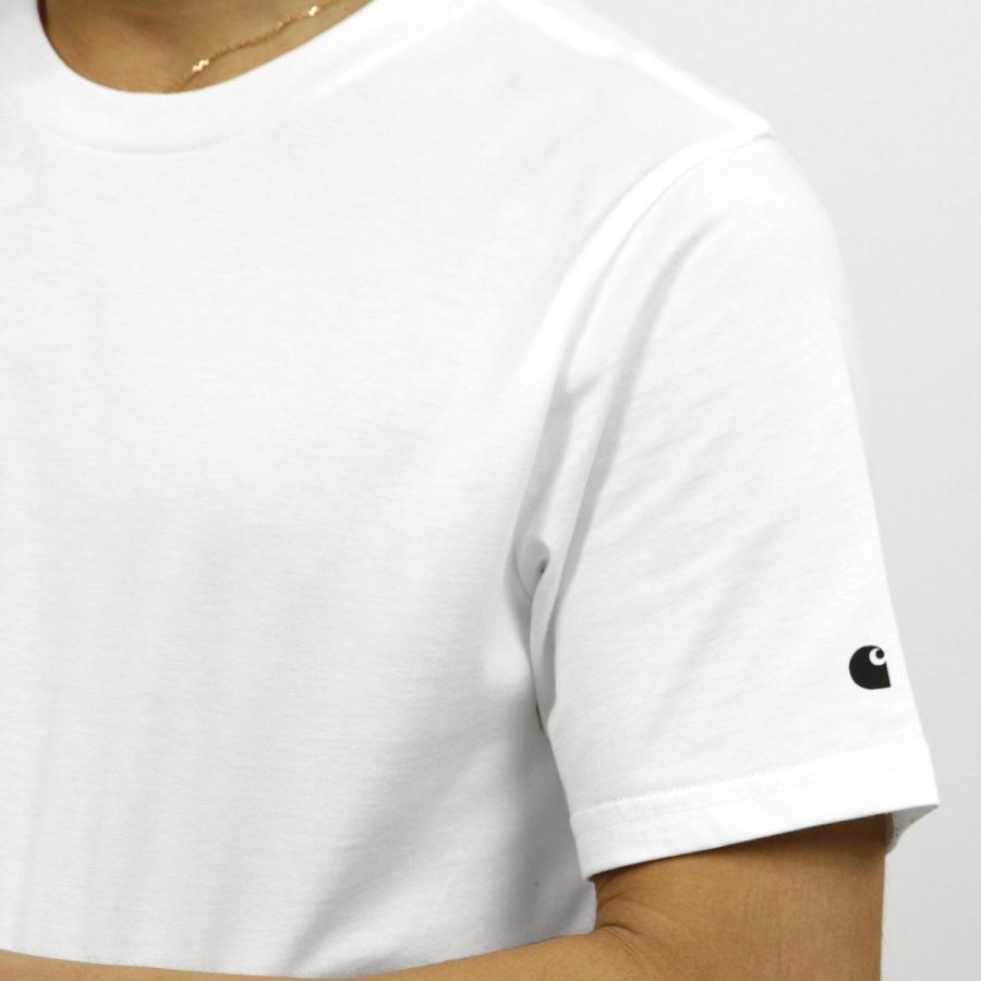 カーハート Tシャツ メンズ 正規販売店 CARHARTT WIP 半袖Tシャツ SHORT SLEEVE BASE T-SHIRT WHITE/BLACK I026264 00AXX | Carhartt | 06
