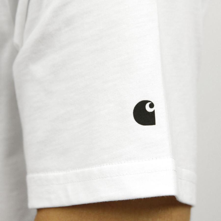 カーハート Tシャツ メンズ 正規販売店 CARHARTT WIP 半袖Tシャツ SHORT SLEEVE BASE T-SHIRT WHITE/BLACK I026264 00AXX | Carhartt | 07