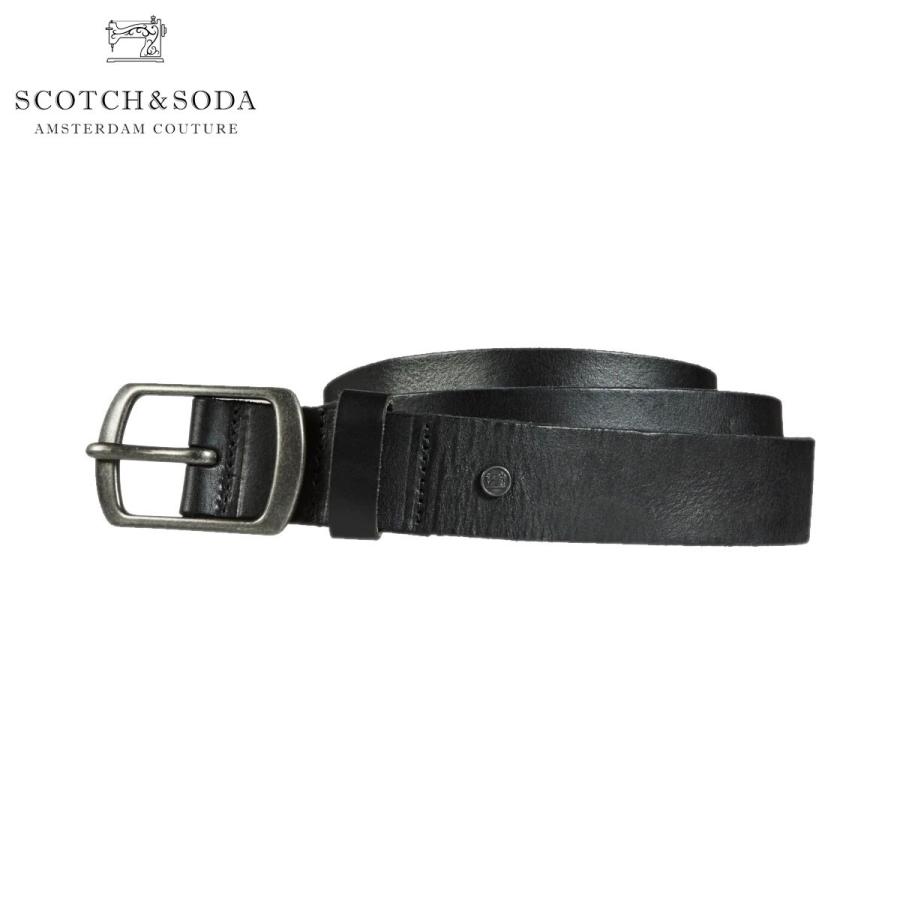 スコッチアンドソーダ ベルト メンズ 正規販売店 SCOTCH＆SODA レザーベルト BASIC NOS CLASSIC LEATHER BELT BR クリスマス プレゼント ラッピング SCOTCH＆SODA（スコッチアンドソーダ） ベルト メンズ 正規販売店