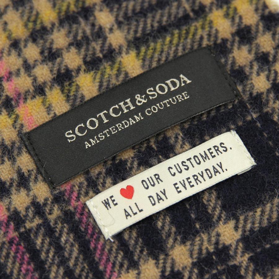 スコッチアンドソーダ マフラー 正規販売店 SCOTCH＆SODA CLASSIC WOOL-BLEND WOVEN CHECK SCARF COMBO E 152855 88415 79 | SCOTCH＆SODA | 04