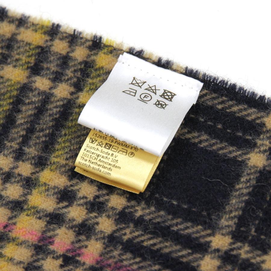 スコッチアンドソーダ マフラー 正規販売店 SCOTCH＆SODA CLASSIC WOOL-BLEND WOVEN CHECK SCARF COMBO E 152855 88415 79 | SCOTCH＆SODA | 07