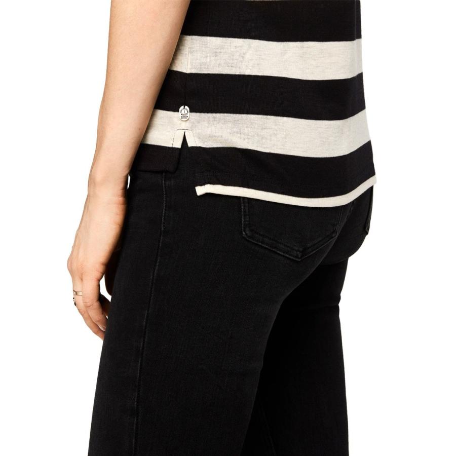 メゾンスコッチ Tシャツ レディース 正規販売店 MAISON SCOTCH 半袖Tシャツ ボーダー柄 クルーネック FITTED FEMININE HIGH NECK TEE COMBO A 150704 84409 90 クリスマス プレゼント ラッピング MAISON SCOTCH（メゾンスコッチ） 【ボーナスストア 誰でも+5% 12/31 0