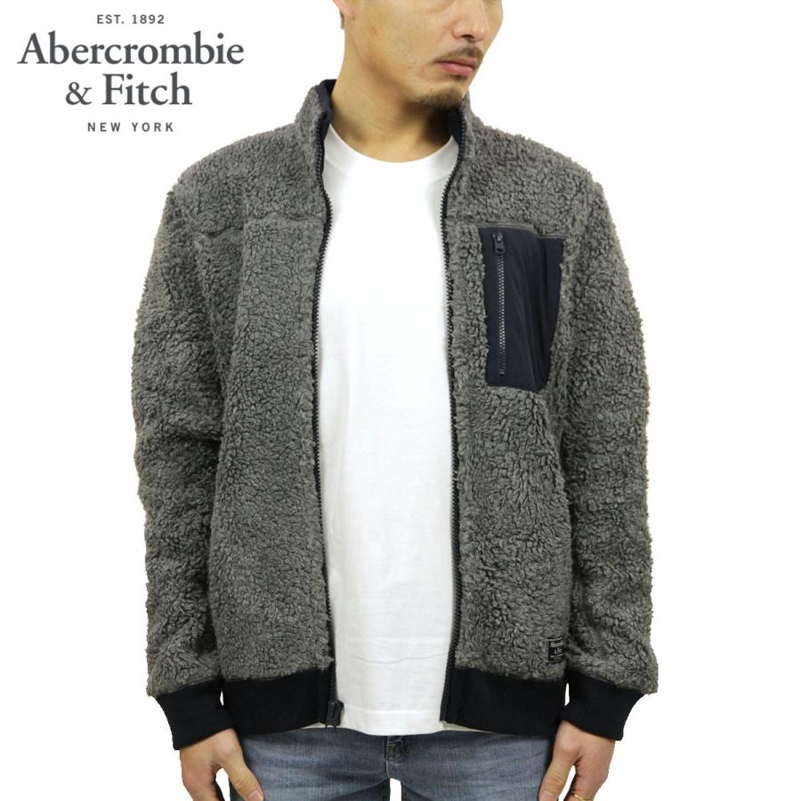 絶対一番安い アバクロ ジャケット メンズ 正規品 Abercrombie Fitch アウター シェルパフリース Sherpa Full Zip Jacket 122 232 0860 122 絶対一番安い Clinilab Net