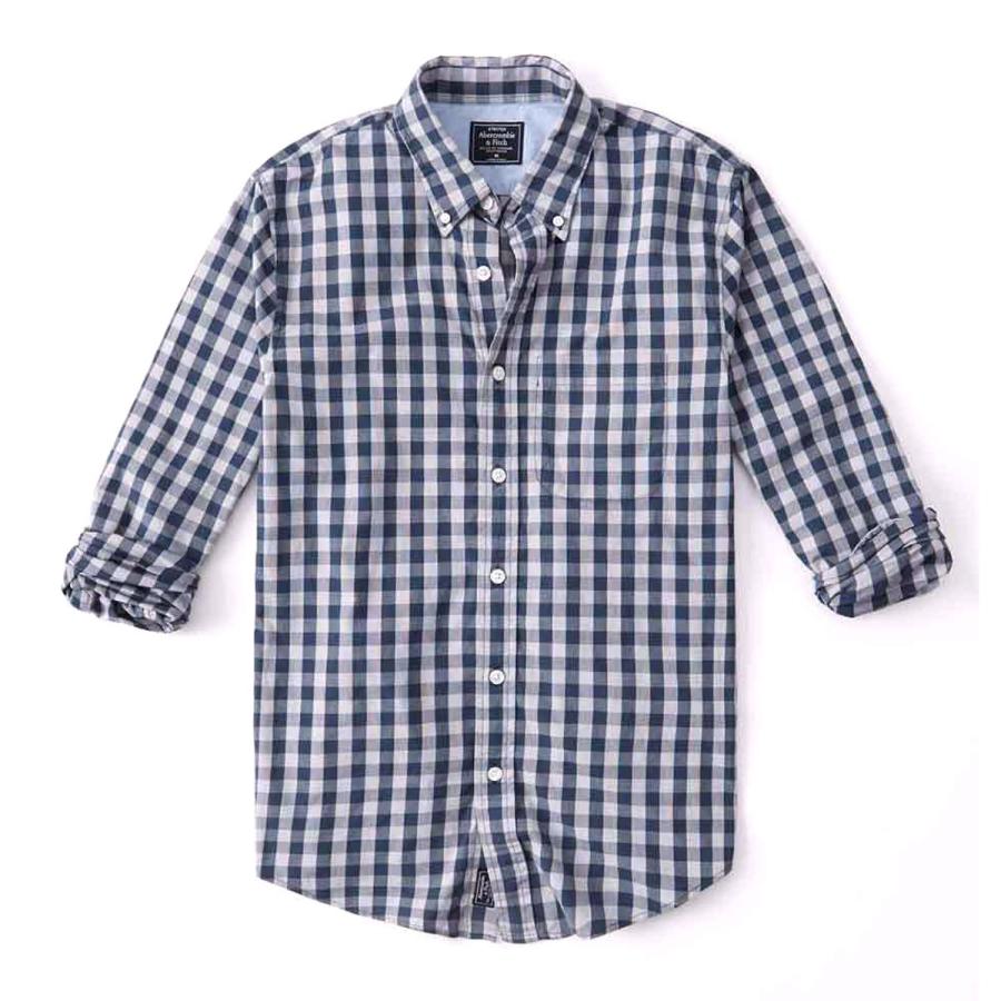 アバクロ シャツ メンズ 正規品 Abercrombie＆Fitch 長袖シャツ ボタンダウンシャツ GINGHAM POPLIN SHIRT 125-125-1106-208｜mixon｜05