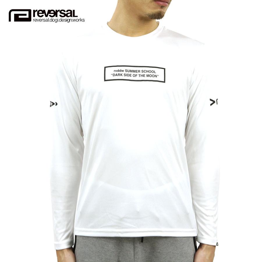 リバーサル ロンT メンズ 正規販売店 REVERSAL rvddw 長袖Tシャツ DSOTM DRY LONG COTTON SLEEVE TEE rv20ss101 WHITE 父の日 プレゼント ラッピング｜mixon