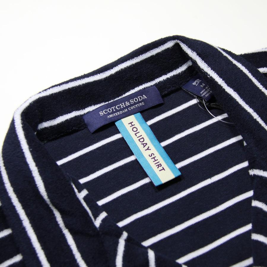スコッチアンドソーダ シャツ 正規販売店 SCOTCH＆SODA 半袖シャツ 開襟シャツ SHORTSLEEVE TOWELLING SHIRT 155463 0 クリスマス プレゼント ラッピング | SCOTCH＆SODA | 09