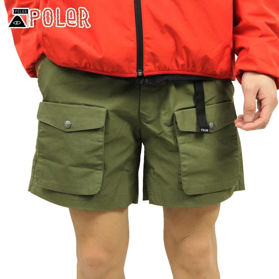ポーラー ショートパンツ メンズ 正規販売店 POLER ハーフパンツ ボトムス MOUNTAIN CLIMBING SHORTS 5510134-OLV OLIVE | 