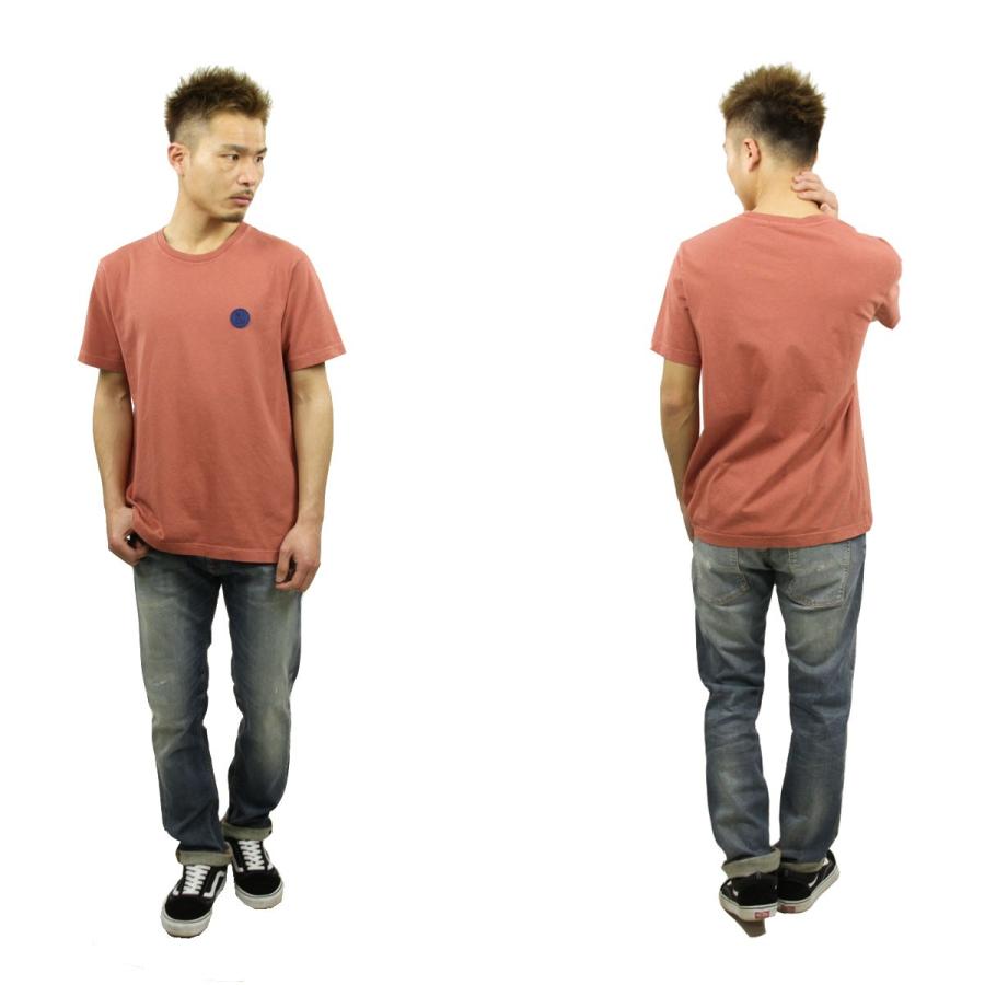 ヌーディージーンズ Tシャツ メンズ 正規販売店 Nudie Jeans 半袖Tシャツ クルーネックTシャツ UNO NJCO CIRCLE CREW TEE DUSTY RED R32 131680 | Nudie Jeans | 10