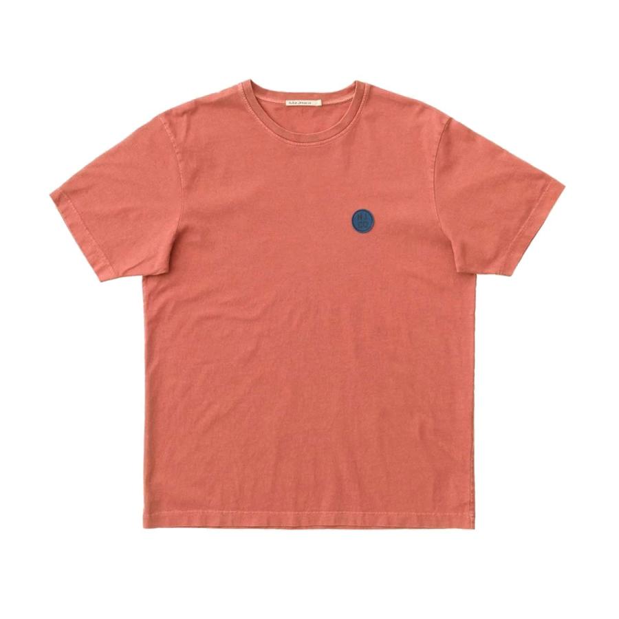ヌーディージーンズ Tシャツ メンズ 正規販売店 Nudie Jeans 半袖Tシャツ クルーネックTシャツ UNO NJCO CIRCLE CREW TEE DUSTY RED R32 131680 | Nudie Jeans | 04