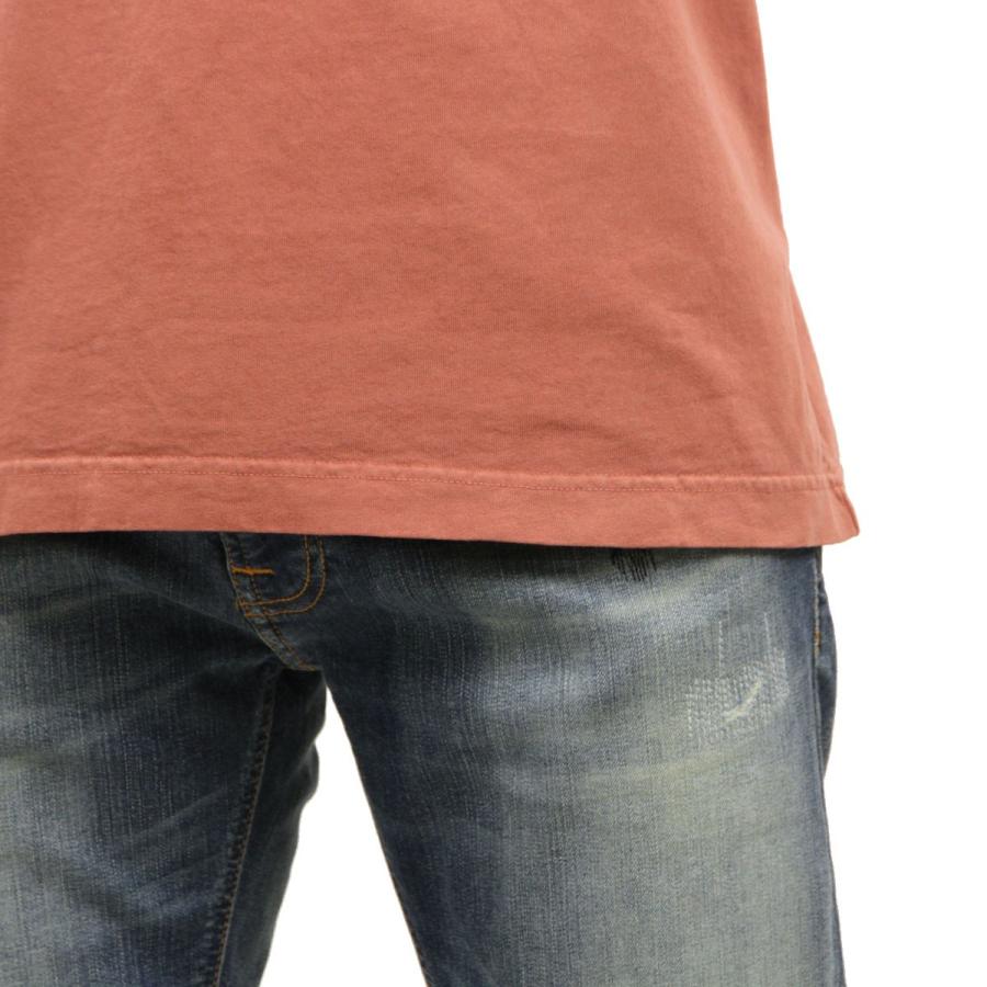 ヌーディージーンズ Tシャツ メンズ 正規販売店 Nudie Jeans 半袖Tシャツ クルーネックTシャツ UNO NJCO CIRCLE CREW TEE DUSTY RED R32 131680 | Nudie Jeans | 07